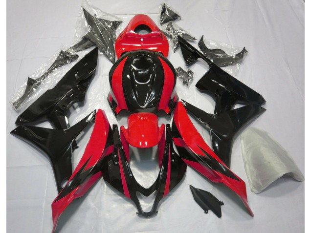 Conception Rouge & Noire OEM 2007-2008 Honda CBR600RR Carénage Moto Conception Rouge & Noire OEM 2007-2008 Honda CBR600RR Carénage Moto