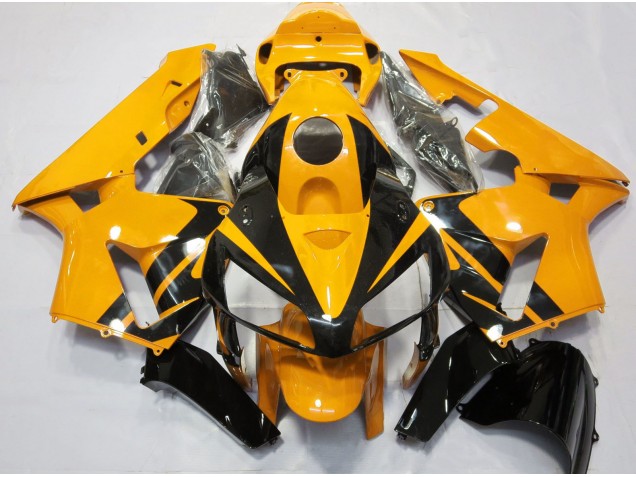 Design Orange Vif & Noir Brillant 2005-2006 Honda CBR600RR Carénage Moto Design Orange Vif & Noir Brillant 2005-2006 Honda CBR600RR Carénage Moto