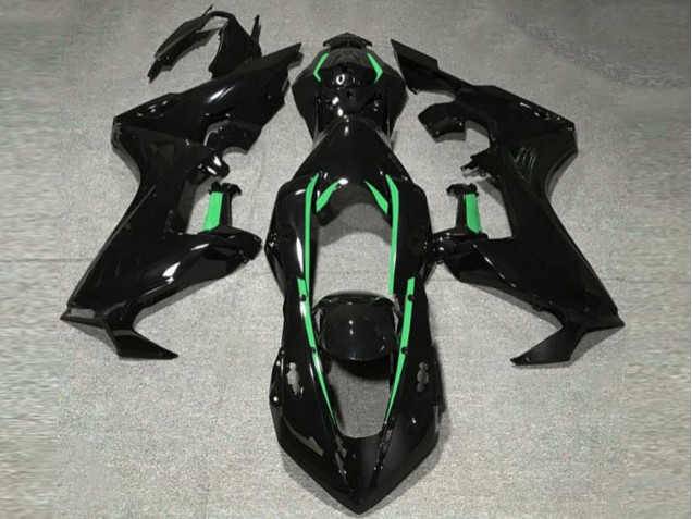 Doublure Noir Brillant & Vert Forêt 2017-2023 Honda CBR1000RR Carénage Moto Doublure Noir Brillant & Vert Forêt 2017-2023 Honda CBR1000RR Carénage Moto