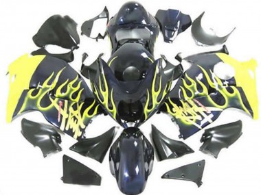 Giallo Fiamma 1997-2007 Suzuki GSXR 1300 Carénage Moto