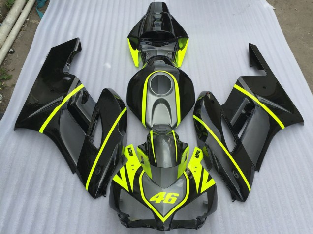 Grigio Nero E Alta Visibilità 2004-2005 Honda CBR1000RR Carénage Moto Grigio Nero E Alta Visibilità 2004-2005 Honda CBR1000RR Carénage Moto