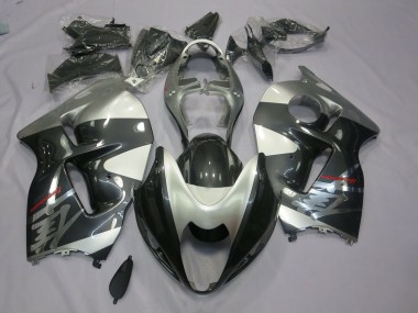 Gris & Argent 1997-2007 Suzuki GSXR 1300 Carénage Moto