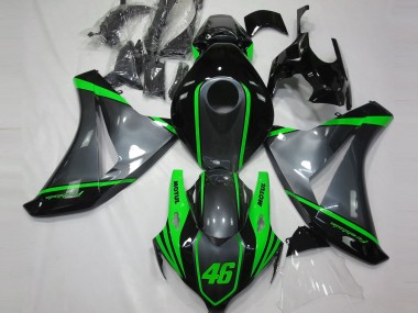 Gris Motul & Vert 2008-2011 Honda CBR1000RR Carénage Moto