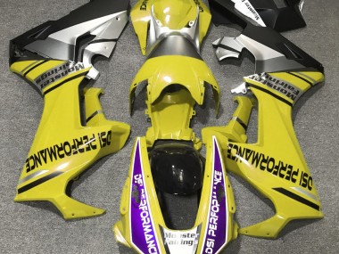 Jaune Brillant & Violet 2017-2023 Honda CBR1000RR Carénage Moto