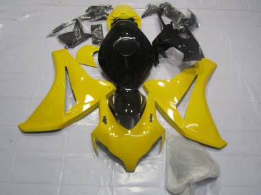 Jaune Clair & Noir 2008-2011 Honda CBR1000RR Carénage Moto
