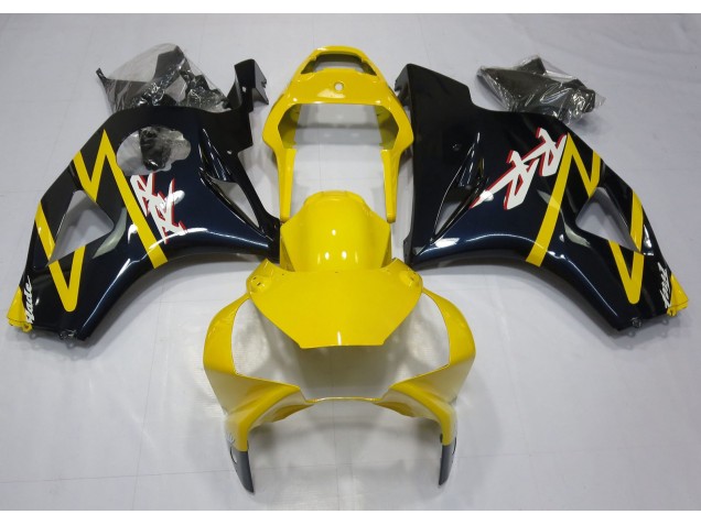 Jaune Noir 2002-2003 Honda CBR954RR Carénage Moto Jaune Noir 2002-2003 Honda CBR954RR Carénage Moto