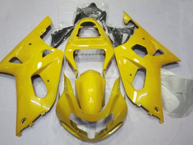 Jaune Vif 2001-2003 Suzuki GSXR 600-750 Carénage Moto