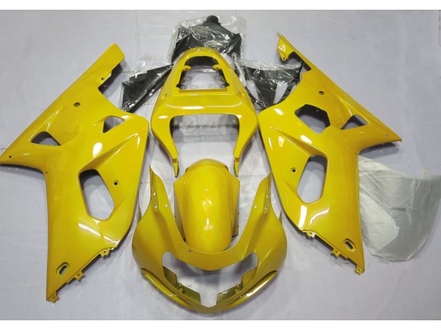 Jaune Vif 2001-2003 Suzuki GSXR 600-750 Carénage Moto Jaune Vif 2001-2003 Suzuki GSXR 600-750 Carénage Moto