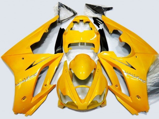 Jaune Vif 2006-2008 Triumph Daytona 675 Carénage Moto Jaune Vif 2006-2008 Triumph Daytona 675 Carénage Moto