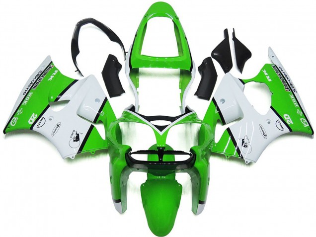 Kit Gloss Vert Clair 2000-2002 Kawasaki ZX6R Carénage Moto Kit Gloss Vert Clair 2000-2002 Kawasaki ZX6R Carénage Moto
