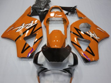 Lame Orange Foncé Brillant 2002-2003 Honda CBR954RR Carénage Moto