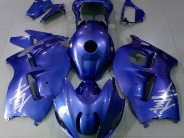 Logo Bleu Brillant & Argent 1997-2007 Suzuki GSXR 1300 Carénage Moto