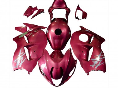 Logo Rouge Brillant & Argent 1997-2007 Suzuki GSXR 1300 Carénage Moto