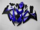 Carénages Moto Suzuki GSXR 600/750 2006-2007 - Bleu Noir Brillant