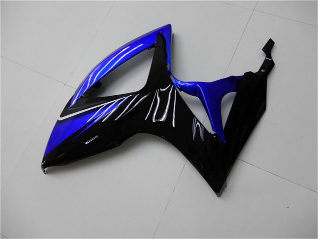 Carénages Moto Suzuki GSXR 600/750 2006-2007 - Bleu Noir Brillant