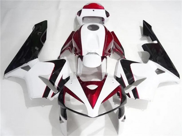 Kits Carénages Moto Honda CBR600RR 2005-2006 - Blanc Rouge Noir