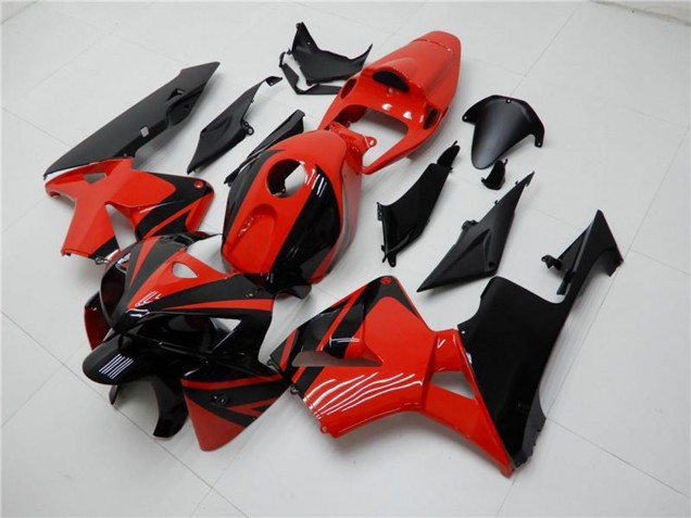 Carénages ABS Honda CBR600RR 2005-2006 - Rouge Noir