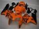 Carénage Moto Honda CBR600RR 2005-2006 - Orange Noir Flamme