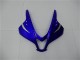 Carénages Moto Honda CBR600RR 2007-2008 - Argent Bleu Noir Brillant OEM Style