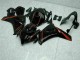 Carénages Moto Honda CBR1000RR 2008-2011 - Noir Brillant Rouge