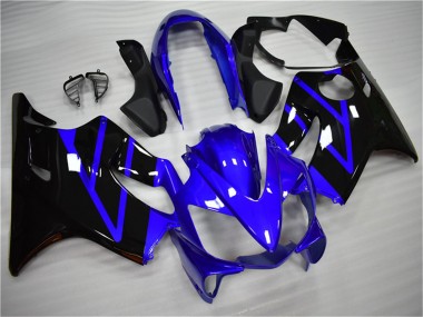 Kits Carénage Moto Honda CBR600 F4i 2004-2007 - Bleu Noir Brillant