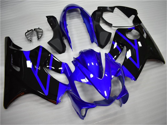 Kits Carénage Moto Honda CBR600 F4i 2004-2007 - Bleu Noir Brillant