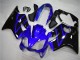 Kits Carénage Moto Honda CBR600 F4i 2004-2007 - Bleu Noir Brillant