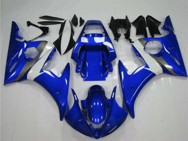 Carénage Moto Yamaha YZF R6 2003-2004 - Bleu Blanc