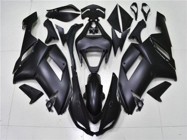 Carénages Moto Kawasaki ZX6R 2007-2008 - Noir Mat