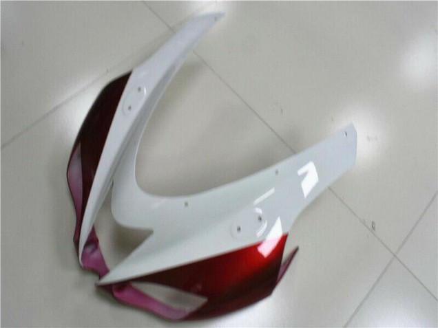 Carénages Moto Kawasaki ZX6R 2007-2008 - Blanc Noir Rouge