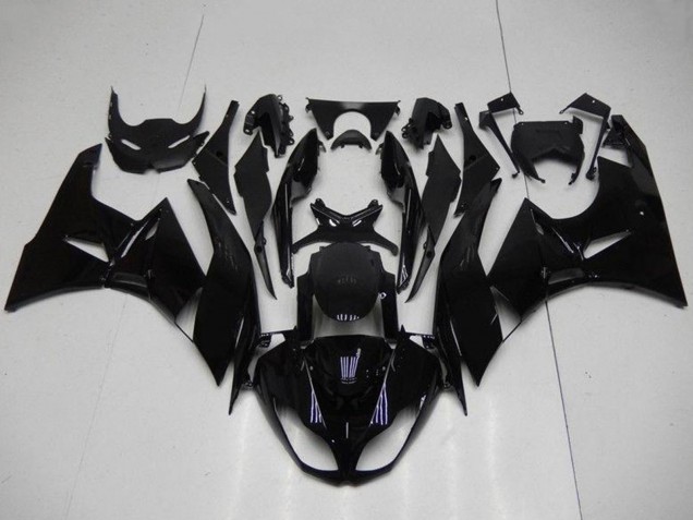 Carénages Moto Kawasaki ZX6R 2009-2012 - Noir Brillant