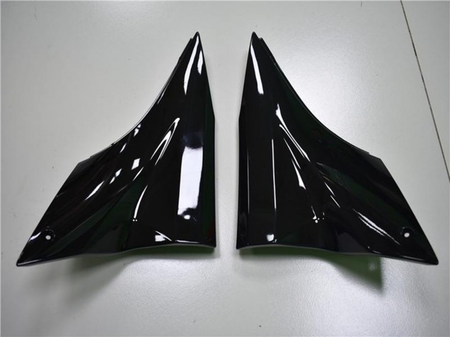 Carénages Moto Kawasaki ZX10R 2006-2007 - Noir Brillant Vert Flamme
