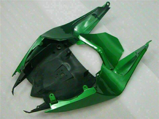 Carénages Moto Kawasaki ZX10R 2008-2010 - Noir Brillant Vert Flamme