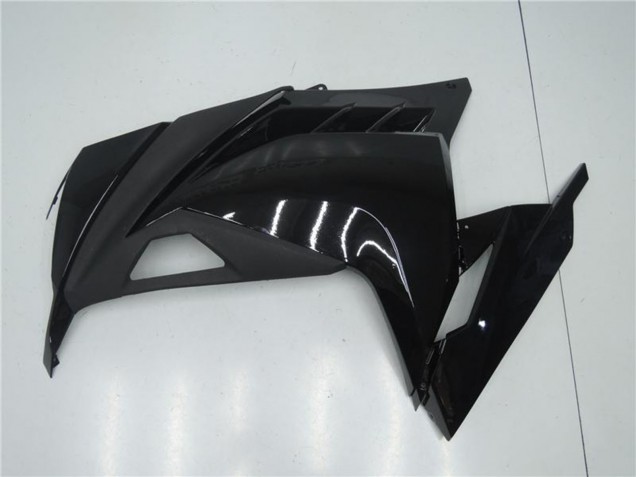 Carénages Moto Kawasaki Ninja 300 EX300R 2013-2024 - Noir Brillant Noir Mat