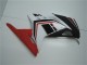 Carénages Moto Kawasaki Ninja 300 EX300R 2013-2024 - Blanc Rouge Noir