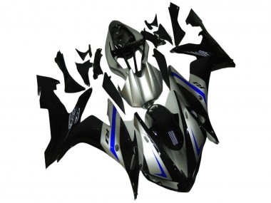 Carénages Moto Yamaha YZF R1 2004-2006 - Argent Bleu Noir