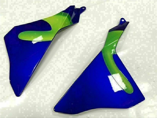 Carénages Moto Yamaha YZF R1 2015-2019 - Bleu Argent Noir Vert MoviStar