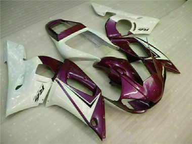 Carénages Moto Yamaha YZF R6 1998-2002 - Blanc Violet