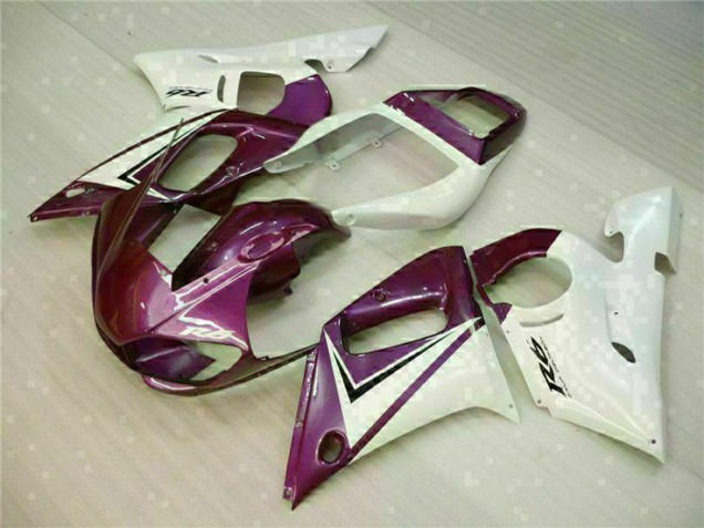 Carénages Moto Yamaha YZF R6 1998-2002 - Blanc Violet