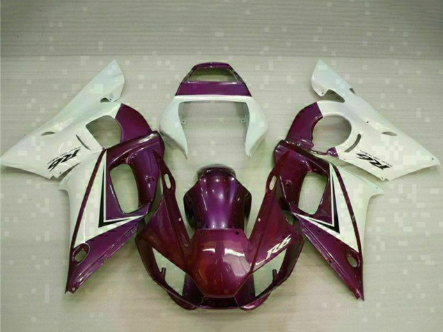 Carénages Moto Yamaha YZF R6 1998-2002 - Blanc Violet