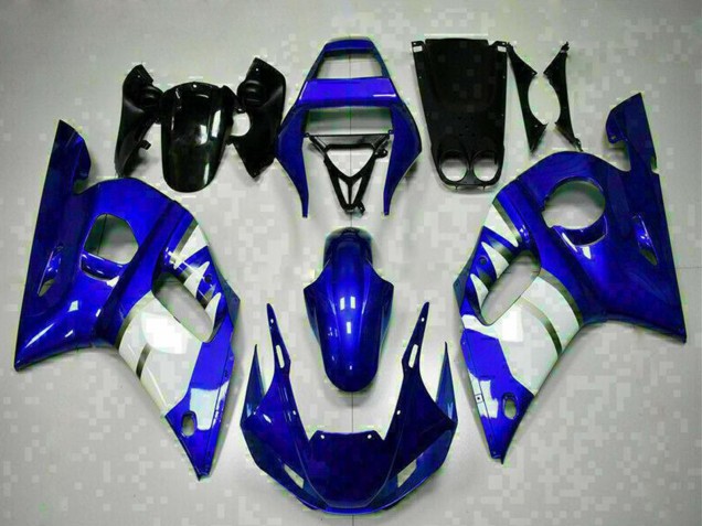 Carénages Moto Yamaha YZF R6 1998-2002 - Bleu Blanc