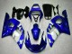 Carénages Moto Yamaha YZF R6 1998-2002 - Bleu Blanc