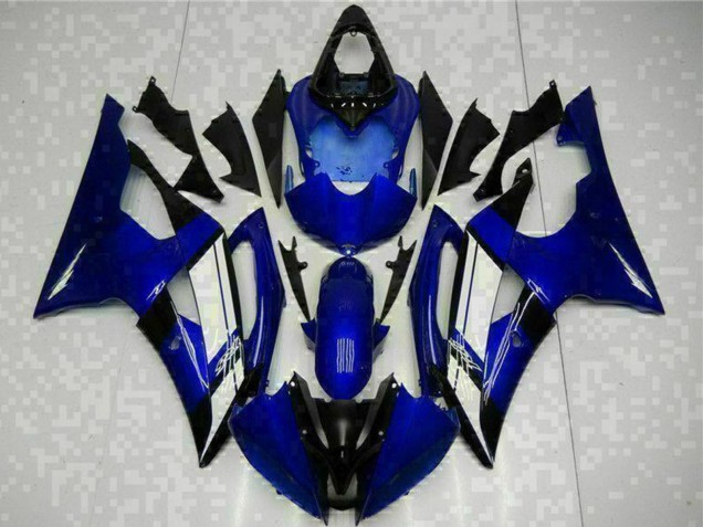 Carénages Moto Yamaha YZF R6 2008-2016 - Bleu Blanc
