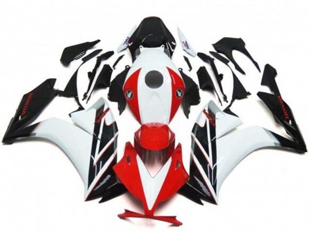 Carénages Moto Honda CBR1000RR 2012-2016 - Blanc Rouge Noir Brillant