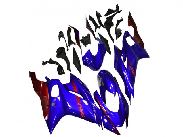 Carénages Moto Yamaha YZF R6 2017-2023 - Bleu Rouge