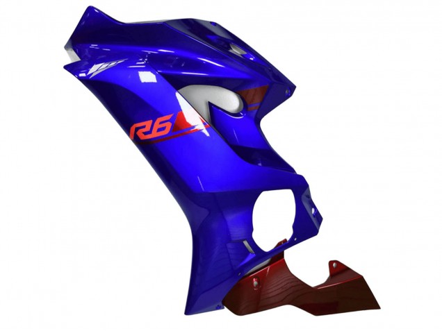 Carénages Moto Yamaha YZF R6 2017-2023 - Bleu Rouge