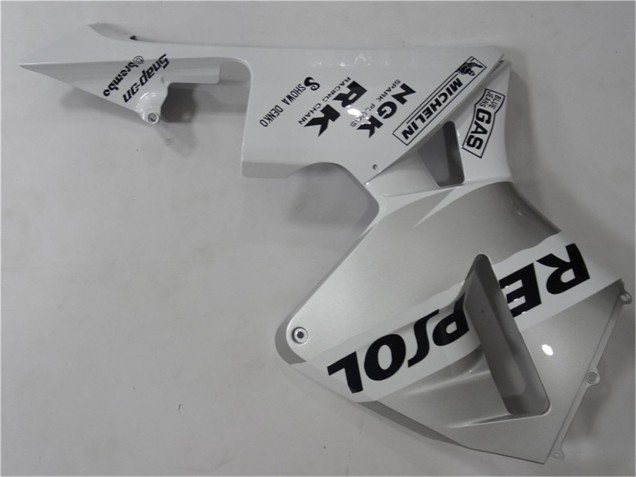 Carénage Moto Honda CBR600RR 2003-2004 - Blanc Argent Noir Repsol