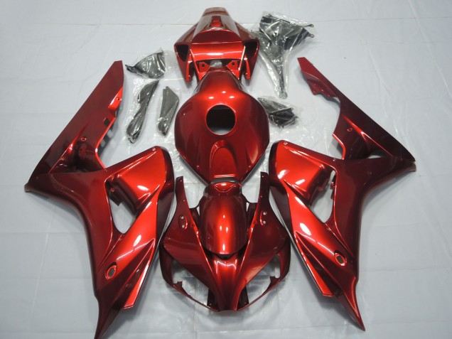 Carénages Moto Honda CBR1000RR 2006-2007 - Rouge Foncé