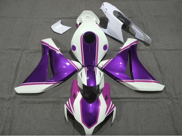 Carénages Moto Honda CBR1000RR 2008-2011 - Blanc Violet Brillant Rose
