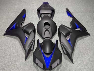 Carénages Moto Honda CBR1000RR 2006-2007 - Noir Mat Bleu